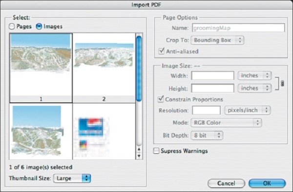  استفاده از نرم‌افزار فتوشاپ برای ذخیره کردن تصاویر PDF
