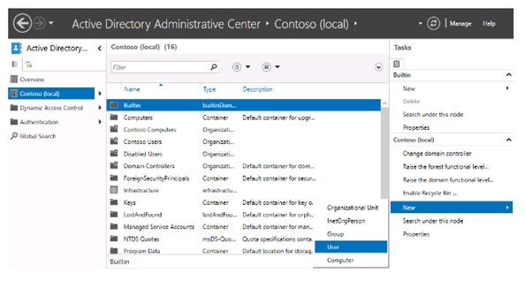 Active Directory Administrative Center راهکار جدید ویندوز سرور 2019 برای مدیریت ساده‌تر اکتیودایرکتوری