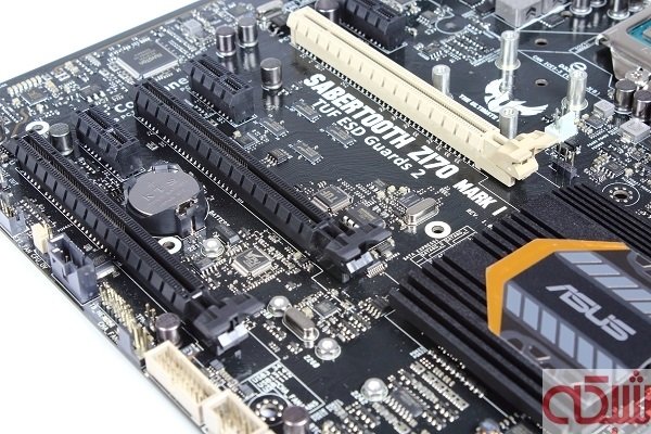 شکافهای گرافیکی مادربرد Z170 Sabertooth ایسوس