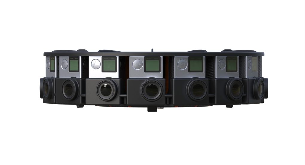 سیستم فیلم‌برداری 16 دوربینه و زاویه 360 درجه برای واقعیت مجازی گوگل
