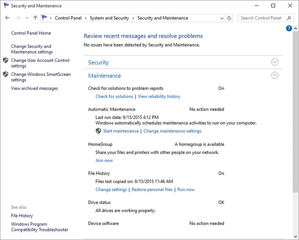 گالری عکس: خطایابی و رفع مشکلات ویندوز 10