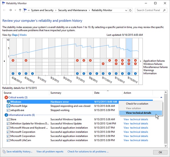گالری عکس: خطایابی و رفع مشکلات ویندوز 10