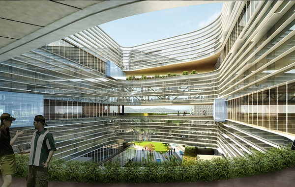 عکس و فیلم ساختمان جدید زیبا و عجیب سامسونگ در دره سیلیکون را ببینید!