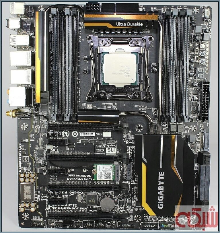 گالری عکس: با مادربرد مخصوص سرور X99-UD7 WiFi گیگابایت آشنا شوید