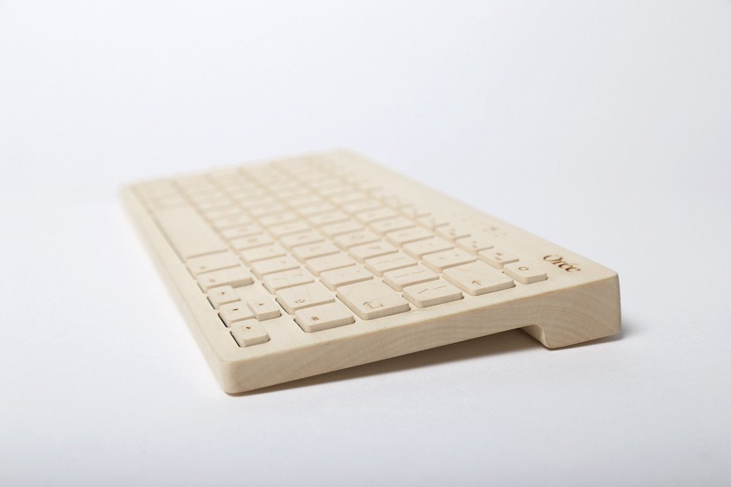 این صفحهکلید بیسیم فقط از جنس چوب است + گالری عکس