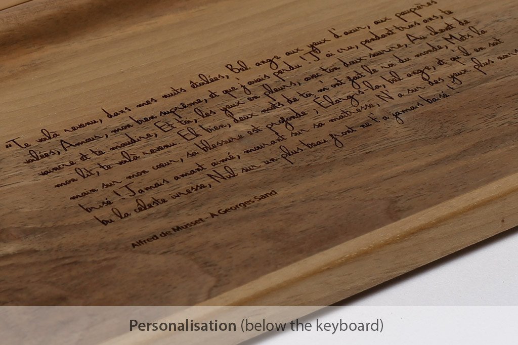 این صفحهکلید بیسیم فقط از جنس چوب است + گالری عکس