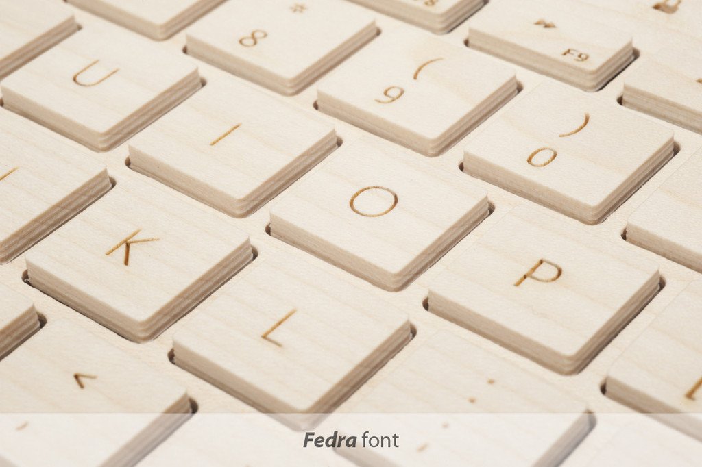 این صفحهکلید بیسیم فقط از جنس چوب است + گالری عکس