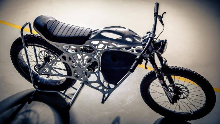 گالری عکس: نخستین موتورسیکلت برقی چاپ سه‌بعدی در دنیا 