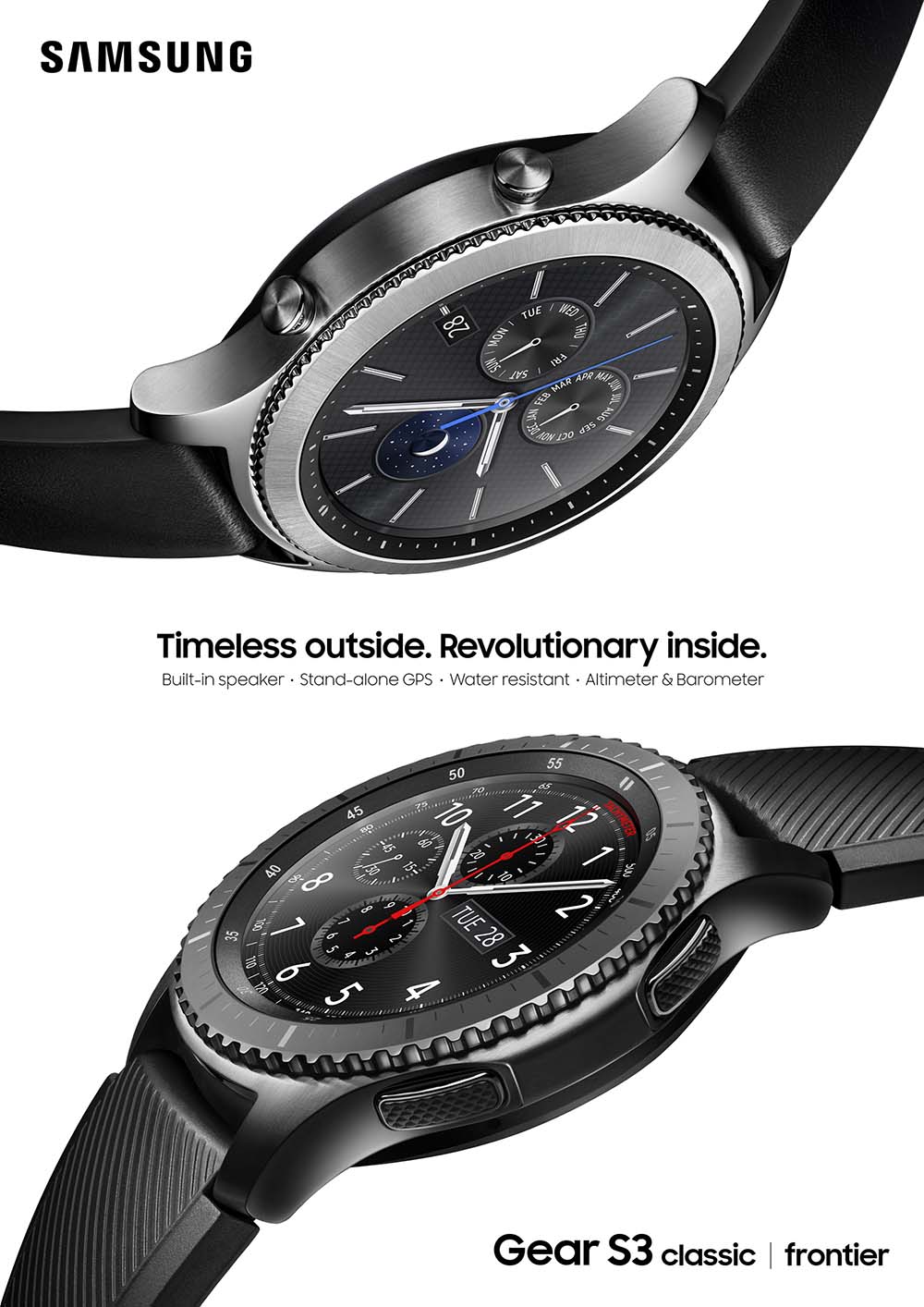 IFA 2016: سامسونگ ساعت هوشمند Gear S3 را رونمایی کرد + گالری عکس