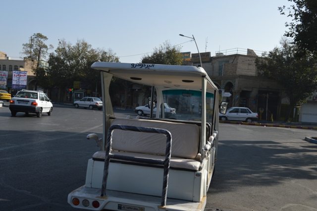 اولین خودروی برقی گردشگری یزد افتتاح شد + عکس