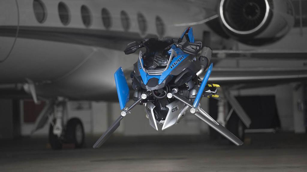 گالری عکس: موتورسیکلت پرنده BMW را ببینید