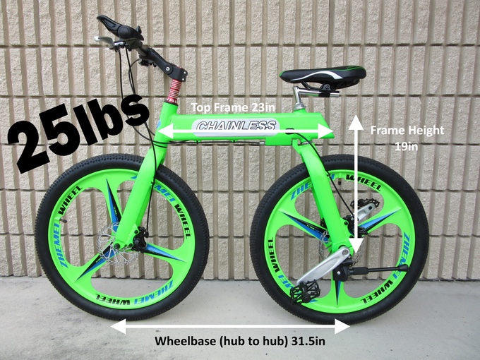 با دوچرخه بدون زنجیر لاغر شوید + عکس و ویدیو