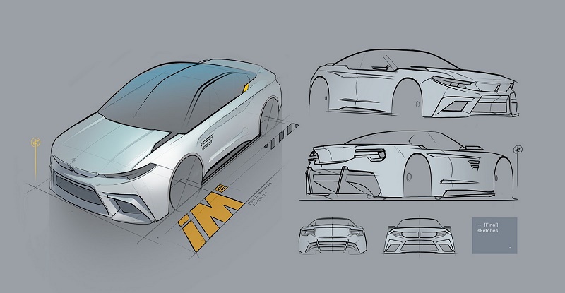 بی‌ام‌و iM2 Concept آینده خودروهای الکتریکی اسپرت را هدف گرفته است + عکس