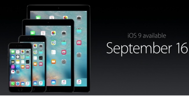 iOS 9 در تاریخ 16 سپتامبر عرضه خواهد شد