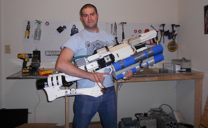 ساخت اسلحه ریل‌گان با پرینتر سه بعدی