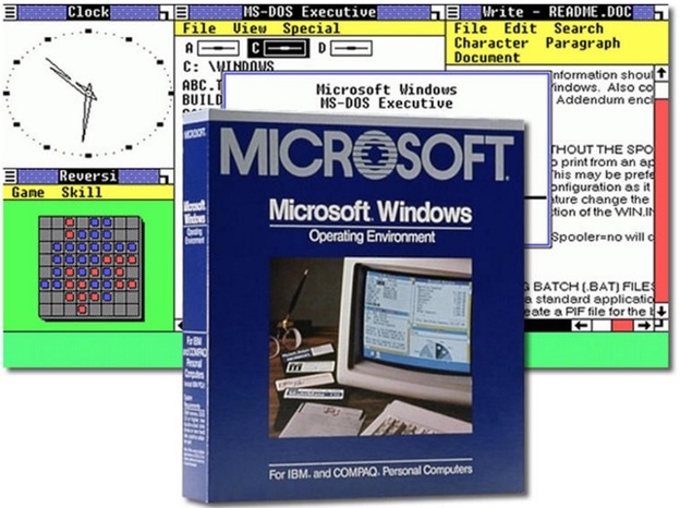 ویندوز مایکروسافت 30 ساله شد: از یک تا ده پنجره‌ها!