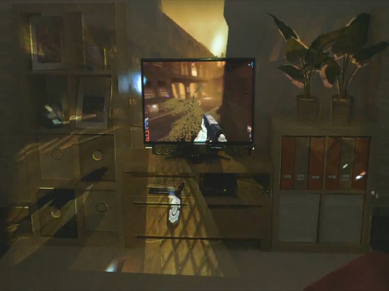 ویدیو: مایکروسافت اتاق‌تان را به صفحه‌نمایشی برای بازی تبدیل می‌کند