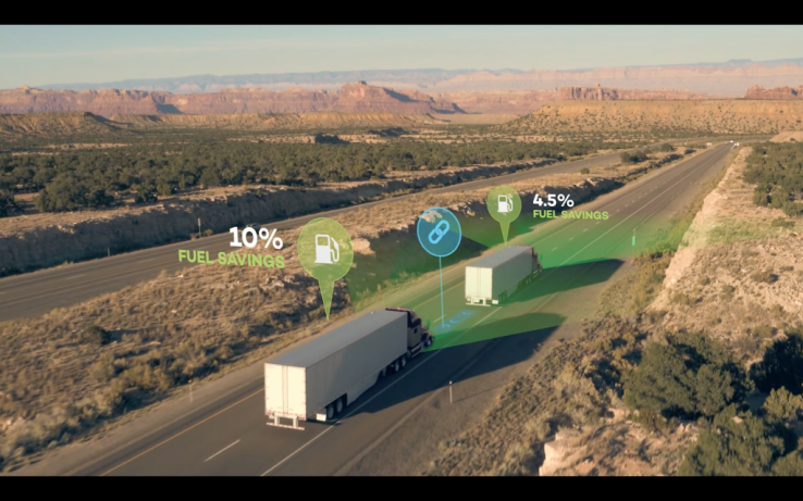 کامیون‌ها با فناوری پلوتون با هم صحبت می‌کنند