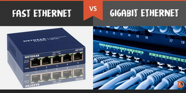تفاوت بین Fast Ethernet و Gigabit Ethernet در چیست؟ 