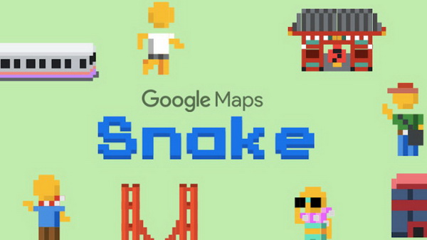 چگونه روی کامپیوتر شخصی و گوشی موبایل Google Maps Snake بازی کنیم 