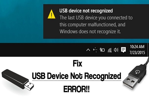 چگونه خطای USB Device Not Recognized  را در ویندوز برطرف کنیم؟