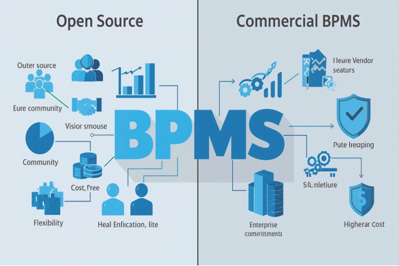 مقایسه نرم افزارهای BPMS متن باز و تجاری
