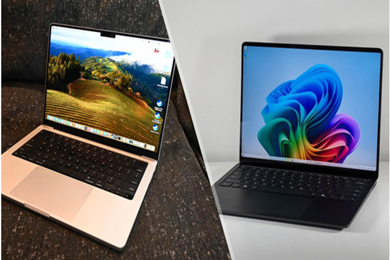 مقایسه لپ تاپ اپل و مایکروسافت