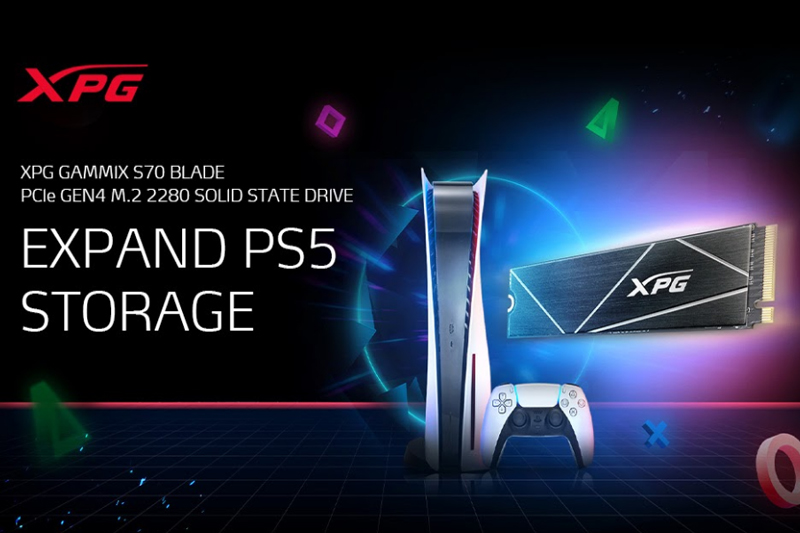 با اس اس دی XPG S70 حافظه PS5 خود را ارتقا دهید