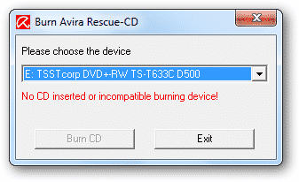 روش دوم- استفاده از دیسک نجات آویرا برای ازبین بردن ویروس‌های کامپیوتر 
