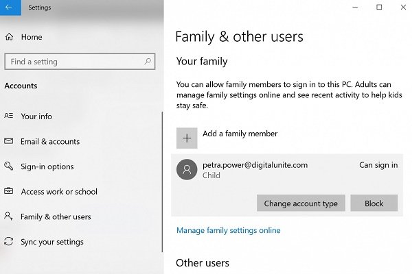 با استفاده از ویژگی کنترل والدین ویندوز 10 اینترنت را به‌فضایی امن برای فرزند خود تبدیل کنید