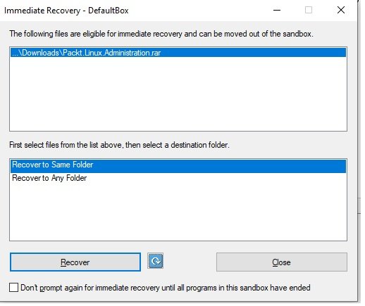 آموزش نصب sandboxie برای محافظت از اطلاعات شخصی در وب