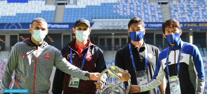 دیدار سرمربی و کاپیتانهای تیم پرسپولیس و اولسان هیوندای- فینال لیگ قهرمانان آسیا 2020
