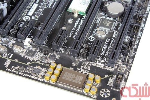 کدک صوتی ALC1151 و بخش  AMP-UP مادربرد گیگابایت X99-UD7 WiFi