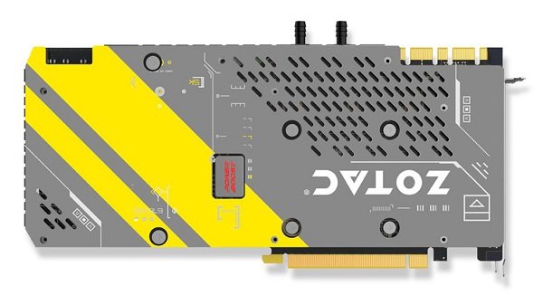 کارت گرافیک GTX 1080 ArcticStorm زوتاک با خنککننده آبی
