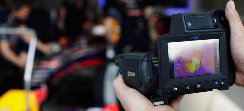 دوربین‌های حرارتی در مسابقات فرمول یک