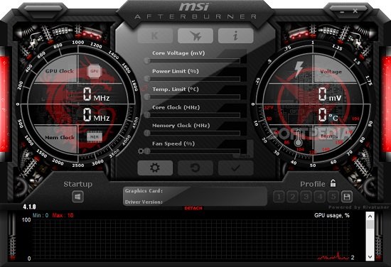 MSI Afterburner: نرم‌افزاری برای اورکلاک کارت گرافیک + لینک دانلود