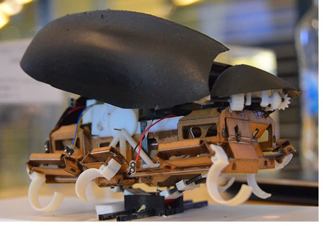 ویدیو: اولین روبات سوسک‌نمایی که ۱.۵ متر پرش می‌کند