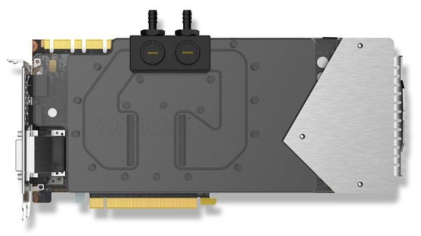 کارت گرافیکی با خنککننده آبی برای بازی و اورکلاک