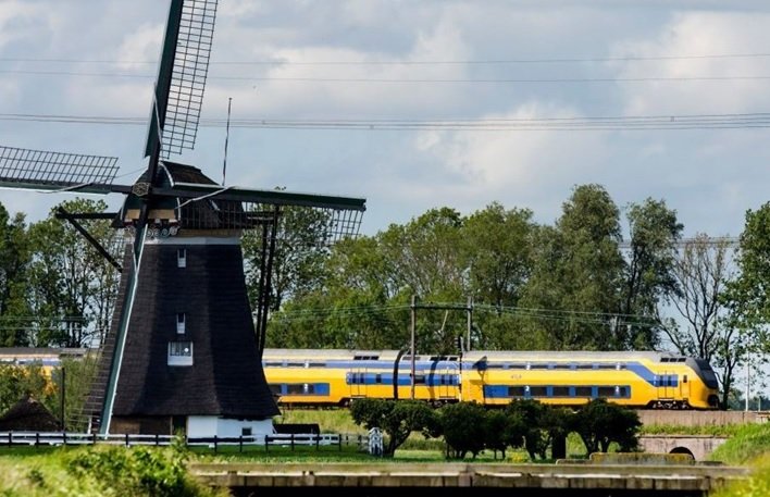 از سال ۲۰۱۸ تمامی قطارهای هلندی با انرژی باد حرکت می‌کنند