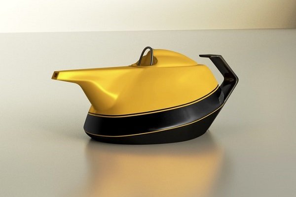 کمپانی رنو قوری زرد ساخت + عکس