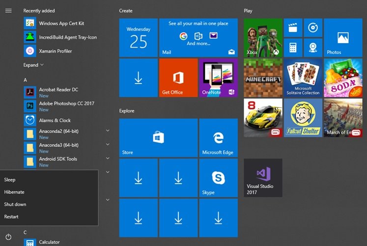 چگونه می‌توانیم ویژگی Hibernate را در ویندوز 10 فعال کنیم؟