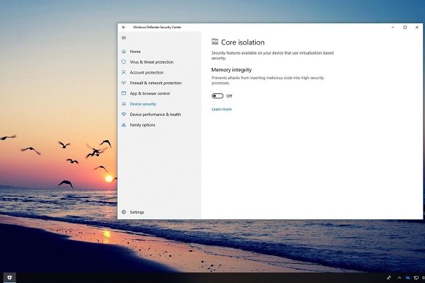 با ویژگی‌های Core Isolation و Memory Integrity در ویندوز 10 آشنا شوید