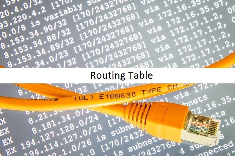 جدول مسیریابی (routing table) چیست؟