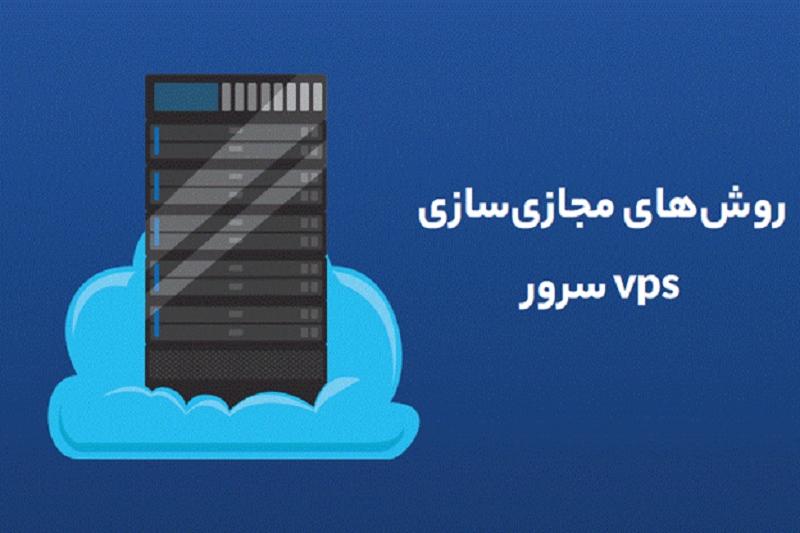 روش های مجازی سازی سرور مجازی vps