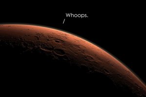 انهدام کاوشگر مریخ به‌دلیل تشخیص نادرست مکان فرود