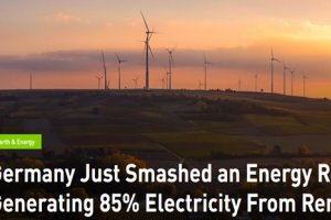 آلمان در زمینه تولید انرژی از منابع تجدیدپذیر رکورددار است