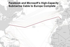 همکاری مایکروسافت و فیس‌بوک: سریع‌ترین کابل زیردریایی جهان با ظرفیت 160 ترابایت بر ثانیه