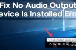 چگونه خطای No Audio Output Device Is Installed را در ویندوز 10 برطرف کنیم