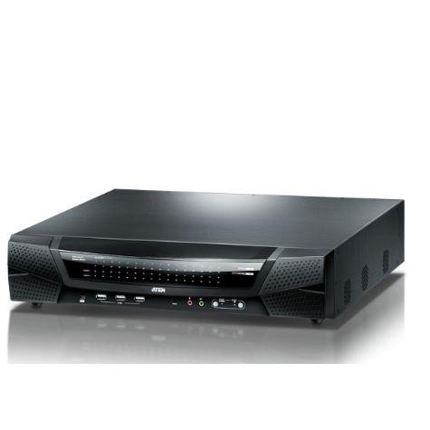 سوئیچ KVM Cat 5 تحت شبکه ای‌تن ۶۴ پورت مدل ATEN KN8164V 